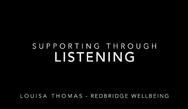 Supporting Through Listening Supporting Through Listening